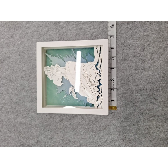 Disney The Little Mermaid Light Box UKONIC Diorama Ariel On A Rock Works Charger - Picture 7 of 10
